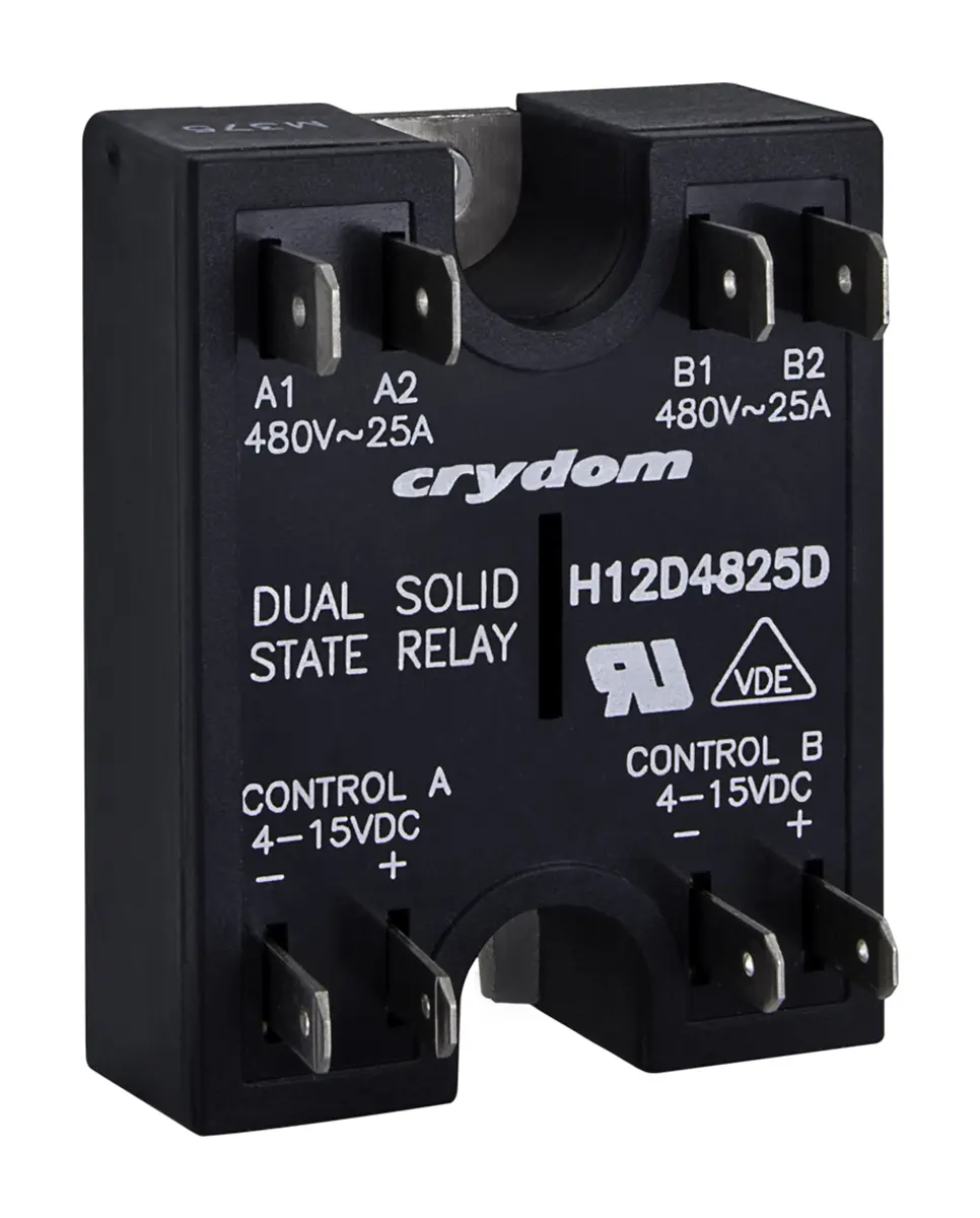 Produktfoto 1 von Sensata Crydom SMD Halbleiterrelais mit Nulldurchgang 280 V / 25 A