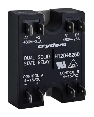 Produktfoto 1 von Sensata / Crydom D2 Panel Halbleiterausgang 280 V 15V / 25 A