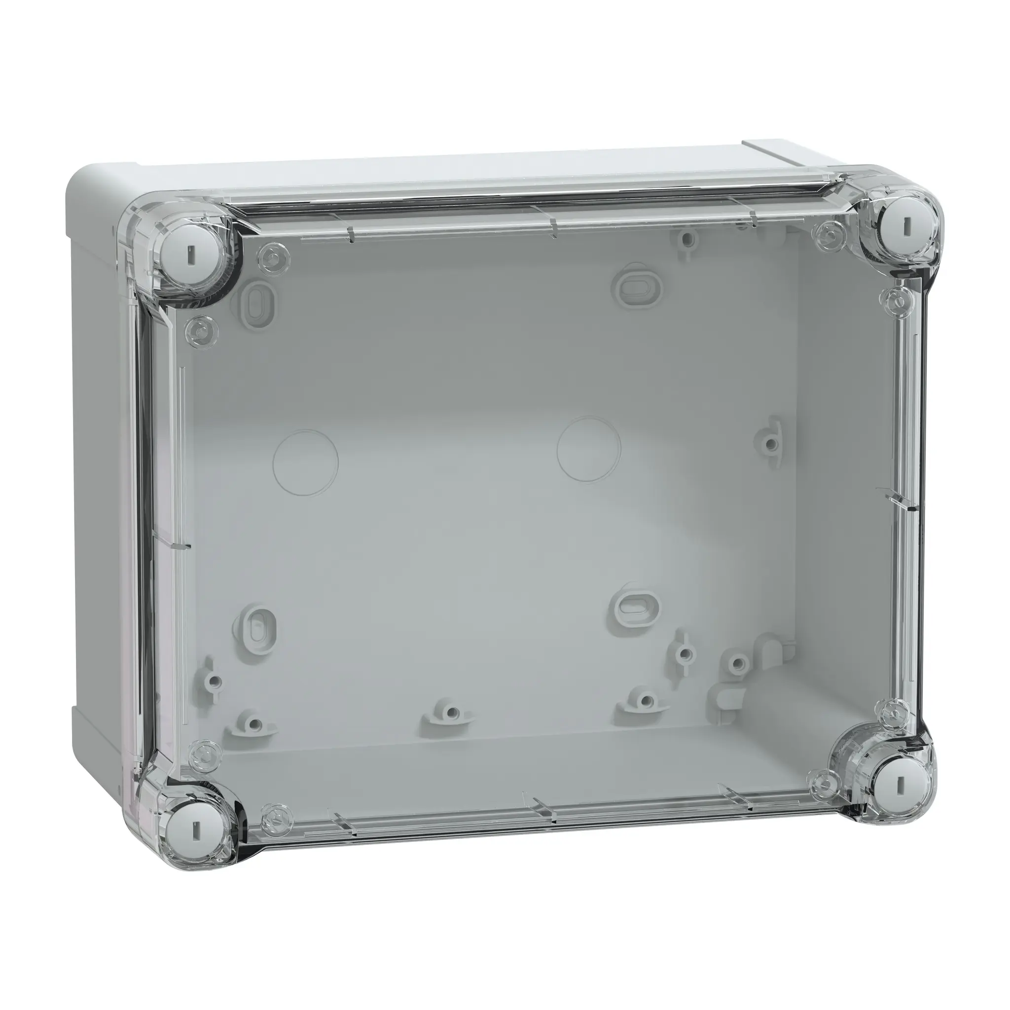 Produktfoto 1 von Schneider Electric NSYTBS; Universalgehäuse; ABS; Grau; IK07 IP66 Breite 194 mm Höhe 241 mm