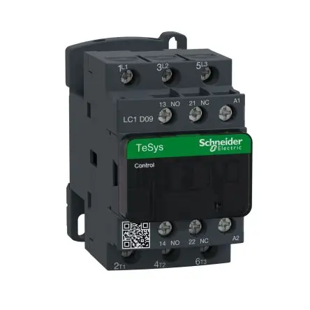 Produktfoto 1 von Schneider Electric TeSyS D Schütz 230V ac-Spule, 3-polig, 690V / 9 A 4 kW 3 Schließer Motorsteuerung,