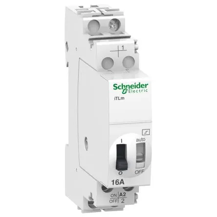 Produktfoto 1 von Schneider Electric Acti9 iTL Leistungsrelais 230V ac, 240 V ac Spule DIN-Hutschiene 16A