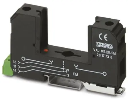Produktfoto 1 von Phoenix Contact, Überspannungsschutzeinheit 40 kA DIN-Hutschiene VAL