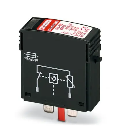 Produktfoto 1 von Phoenix Contact, Überspannungsschutzeinheit 40 kA DIN-Hutschiene VAL
