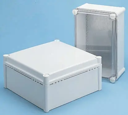 Produktfoto 1 von Fibox FEX; Gehäuse; Polycarbonat; Grau; IK08 IP54 Breite 278 mm Höhe 180 mm Länge 278 mm