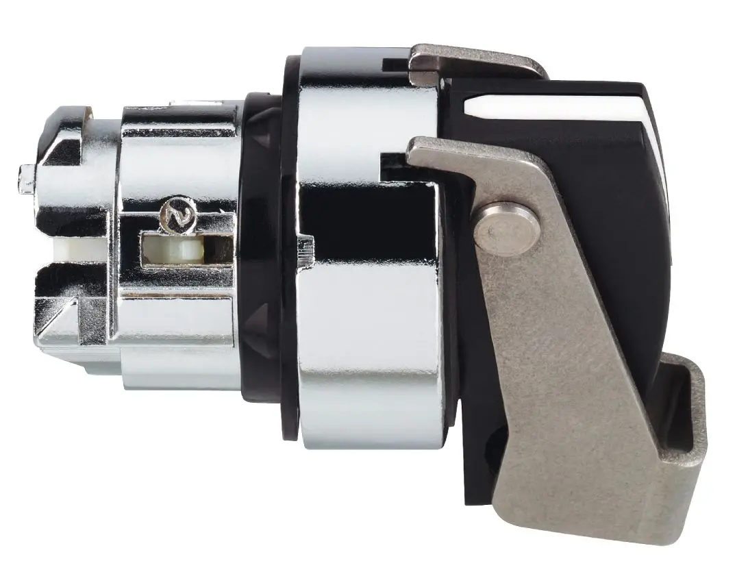 Produktfoto 1 von Schneider Electric ZB4 Wählschalterkopf Schwarz 2-Positionen 22mm Wahlschalter