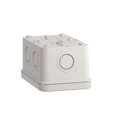 Produktfoto 1 von Schneider Electric Harmony Steuerstation-Gehäuse, 2 x Ø 22 mm, Hellgrau, ABS, IP54