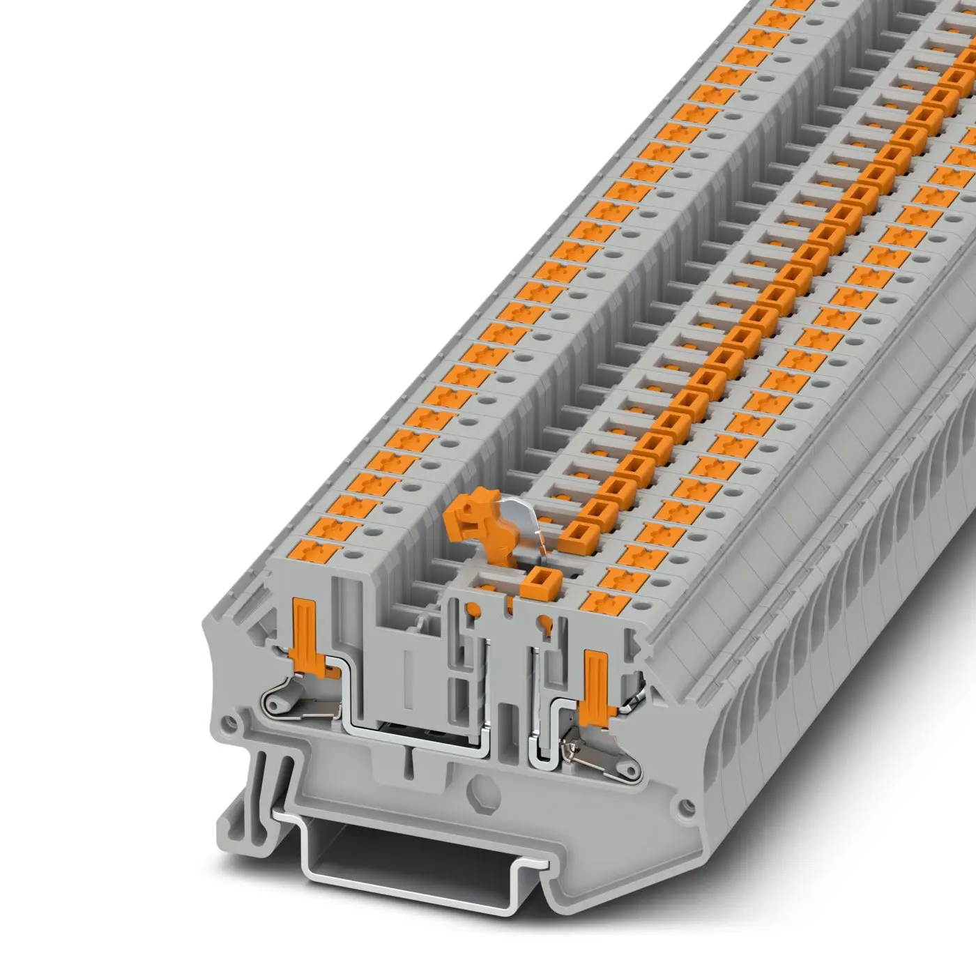 Produktfoto 1 von Phoenix Contact PTV Trenn- und Messtrennreihenklemme 1 Grau, 0.2 to 6 mm², 500 V Einsteck-Anschluss