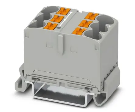 Phoenix Contact VIP Verteilerblock 90A Grau 6-polig