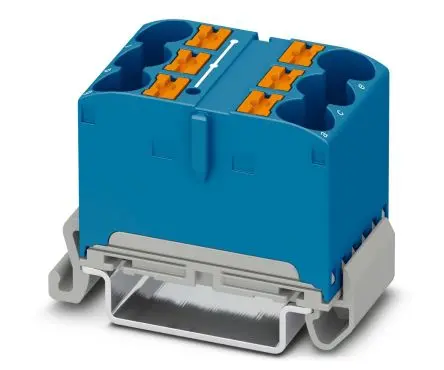 Phoenix Contact VIP Verteilerblock 90A Blau 6-polig