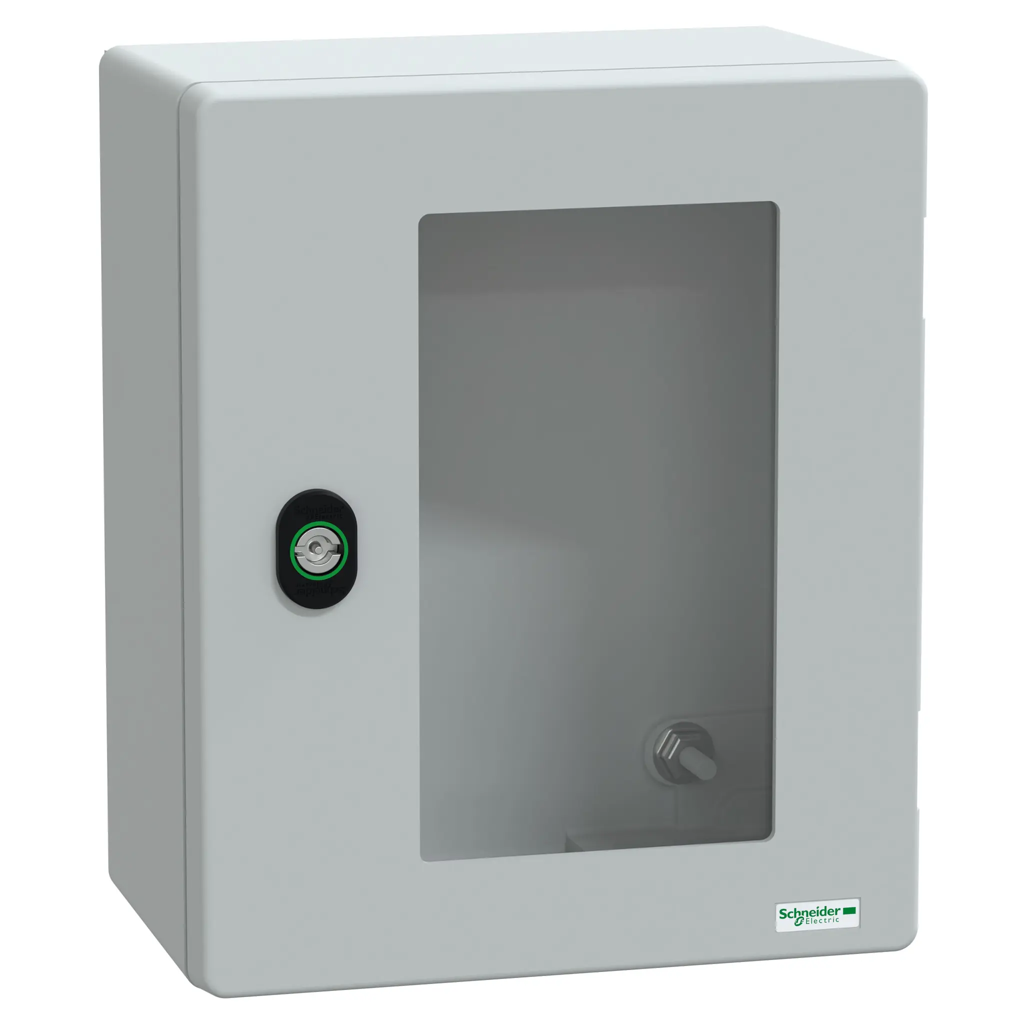 Produktfoto 1 von Schneider Electric Thalassa PLM GF Polyester Wandanschlusskasten Grau IP66 Transparente Tür, HxBxT 308 mm, 255 mm x 160