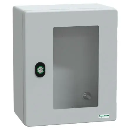 Produktfoto 1 von Schneider Electric PanelSeT GF Polyester Wandanschlusskasten Grau IP66 Transparente Tür, HxBxT 308 mm, 255 mm x 160 mm