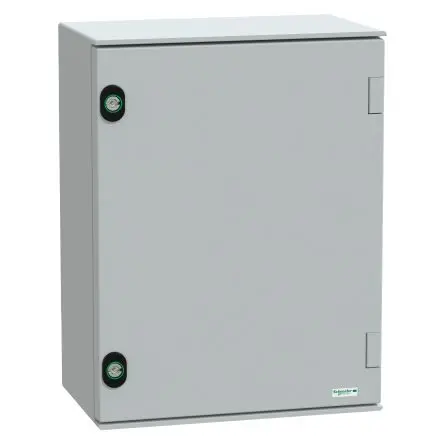 Produktfoto 1 von Schneider Electric PanelSeT GF Polyester Wandanschlusskasten Grau IP66, HxBxT 430 mm, 330 mm x 200 mm