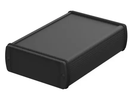 Produktfoto 1 von Bopla Alubos (Set); Universalgehäuse; Aluminium; Schwarz IP65 Breite 42 mm Höhe 42 mm Länge 108 mm