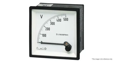 Produktfoto 1 von Socomec 192 g Analoges Voltmeter DC, 72 mm, 72 mm, 34.5 mm