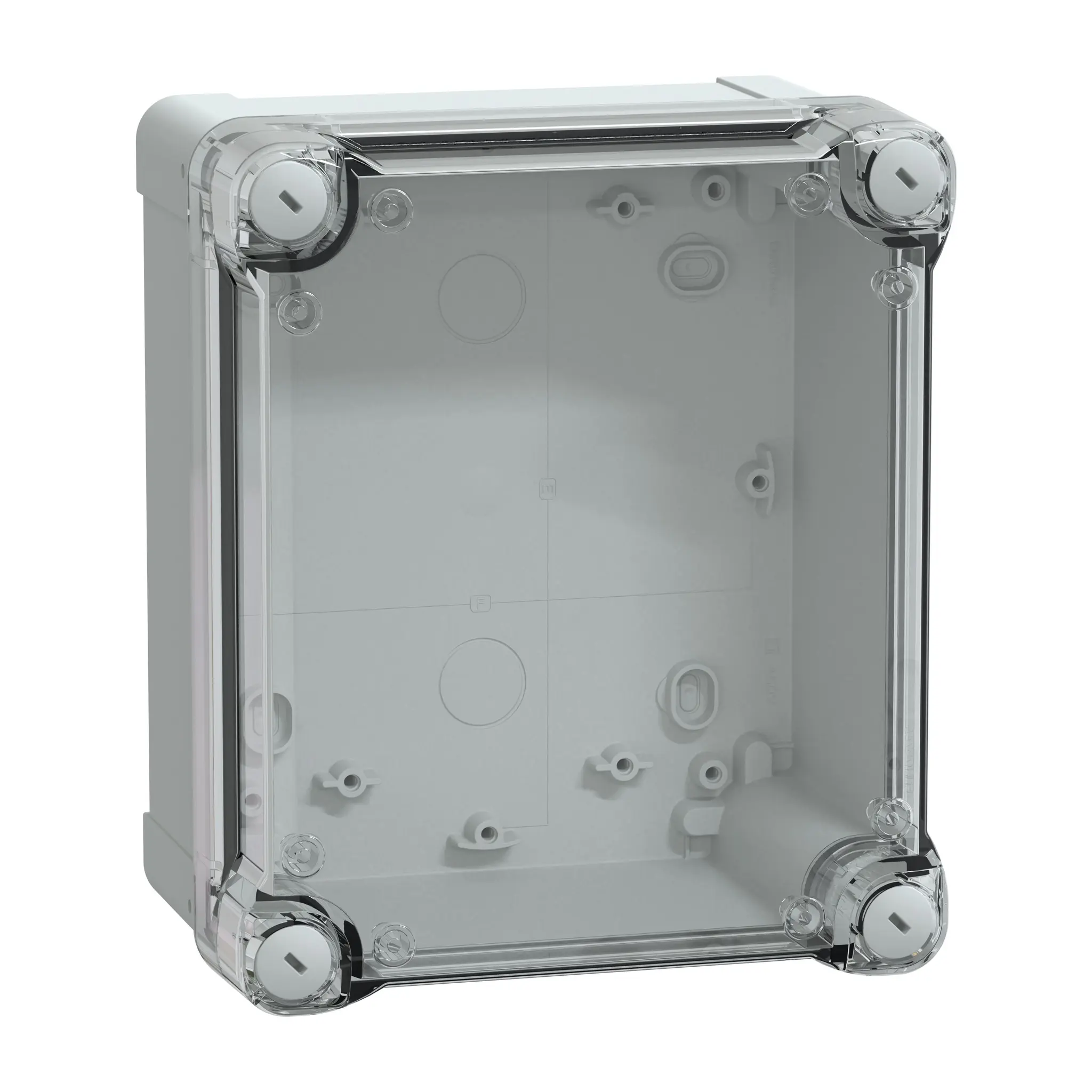 Produktfoto 1 von Schneider Electric NS; Universalgehäuse; Polycarbonat; Hellgrau; IK08 IP66 Breite 150 mm Höhe 175 mm Länge 100 mm