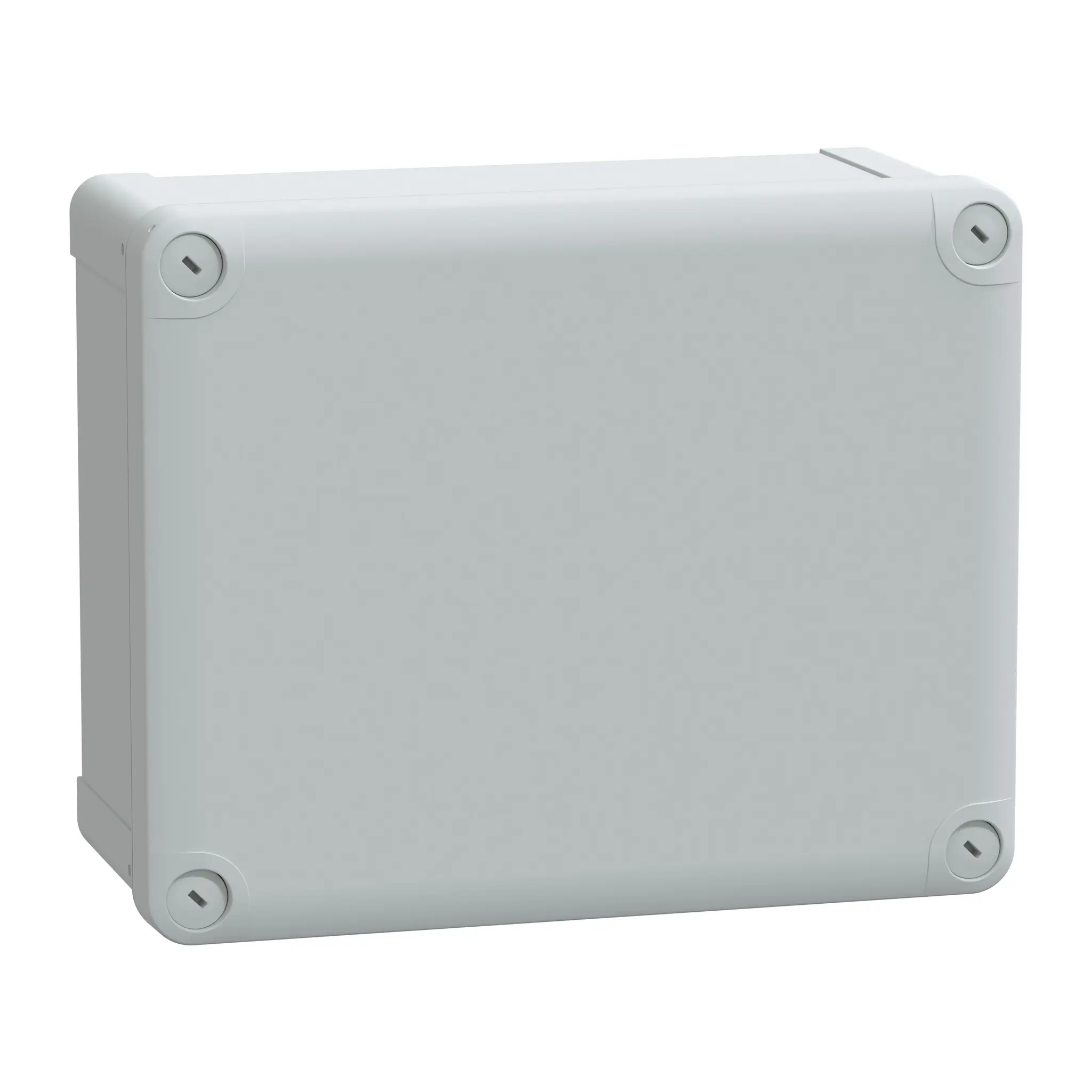 Produktfoto 1 von Schneider Electric NS; Universalgehäuse; Polycarbonat; Grau Geflanscht; IK08 IP66 Breite 175 mm Höhe 275 mm Länge 100 mm