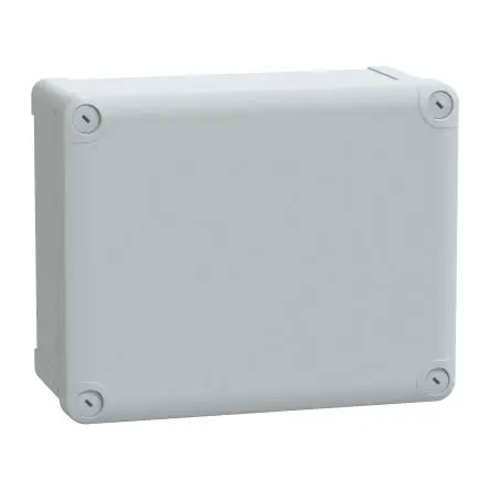 Produktfoto 1 von Schneider Electric PanelSeT; Universalgehäuse; Polycarbonat; Grau Geflanscht; IK08 IP66 Breite 175 mm Höhe 275 mm Länge