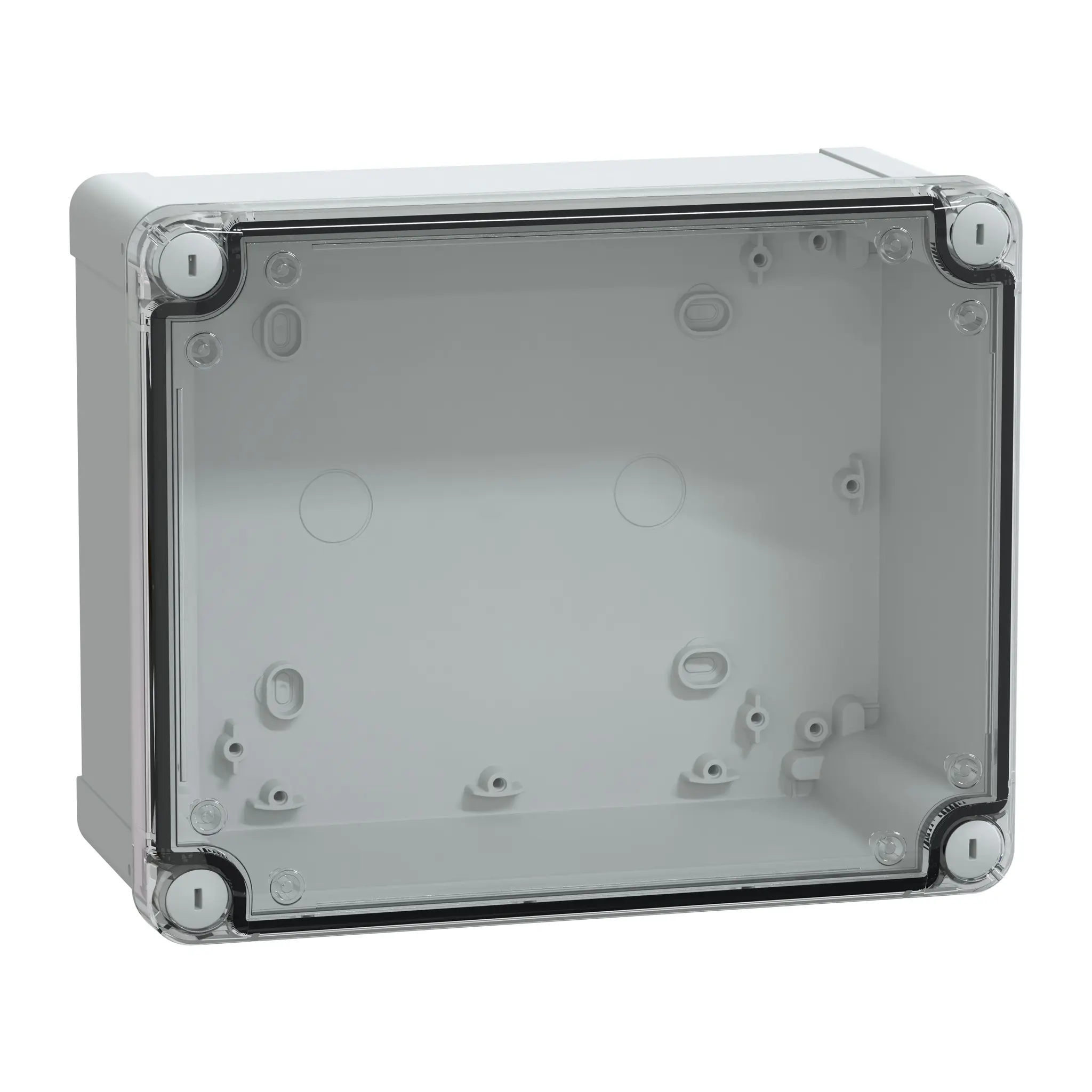 Produktfoto 1 von Schneider Electric NS; Universalgehäuse; Polycarbonat; Hellgrau; IK08 IP66 Breite 175 mm Höhe 225 mm Länge 100 mm