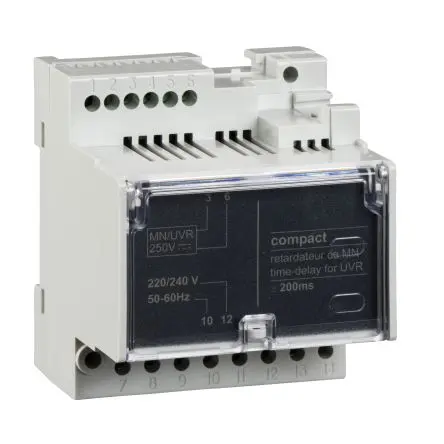 Produktfoto 1 von Schneider Electric ComPacT NSX Zeitrelais 240 V dc 240V ac