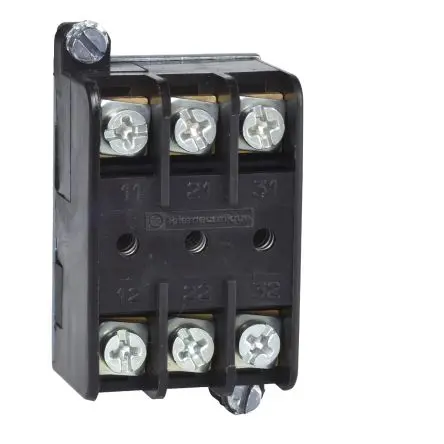 Produktfoto 1 von Schneider Electric Harmony XAC Kontaktblock 3 Öffner Schraubanschluss