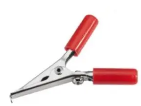 Produktfoto 1 von SAM Krokodilklemme, Rot, 10A Polyvinylchlorid Isoliert