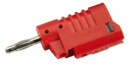 Produktfoto 1 von SAM Stecker Rot Bananenstecker Steckbar