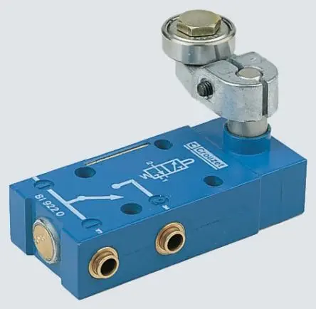Produktfoto 1 von Crouzet, Drehknopf Compact Pneumatik-Steuerventil, manuell, BSP, Zinkgusslegierung III B