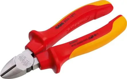 Produktfoto 1 von SAM 234-16TI VDE 1000V zugelassen Diagonal Seitenschneider 160 mm / Backen 22mm