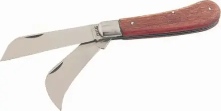 Produktfoto 1 von SAM Sicherheitsmesser, Elektriker-Messer, Gebogen 70 mm Einziehbar