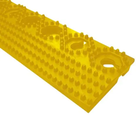 RS PRO PVC Platten  SAFE STEP Rutschfeste Matte Gelb, Stärke 15mm L 500mm, B 60mm