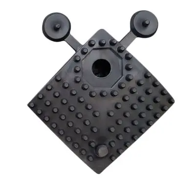 Produktfoto 1 von RS PRO PVC Platten  SAFE STEP Rutschfeste Matte Schwarz, Stärke 16mm L 60mm, B 60mm