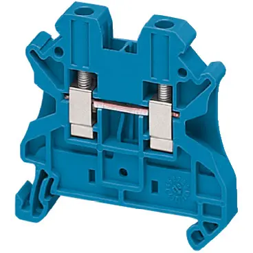 Produktfoto 1 von Schneider Electric TRV Anschlussklemmenblock für Durchkontaktierung 1 Blau, 4 mm², 1 kV Schraubbefestigung ATEX