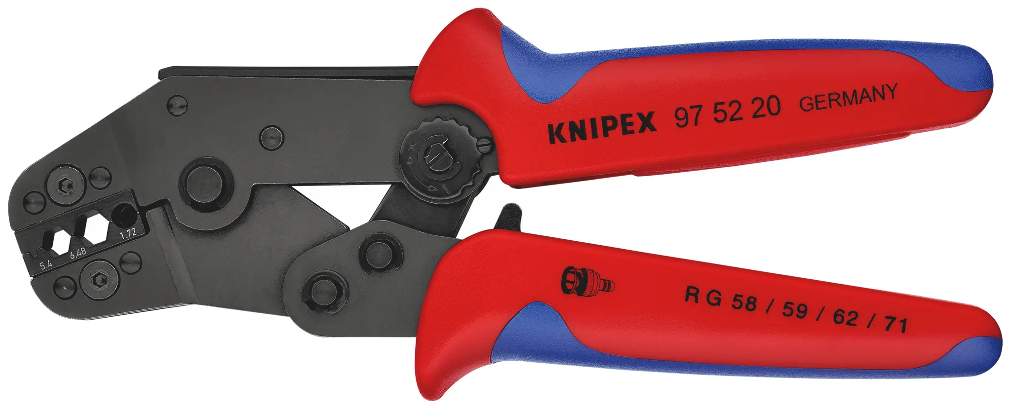 Produktfoto 1 von Knipex Crimp-Werkzeug, 195 mm
