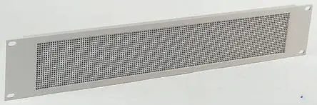 Produktfoto 1 von RS PRO Polyschaum Lüftungsgitter 2 U, Grau