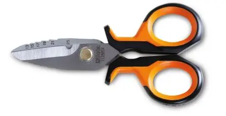 Produktfoto 1 von BETA Schere Edelstahl 148mm Elektriker Bi-Material-Griff