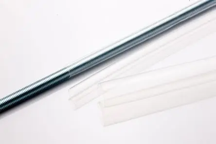 Produktfoto 1 von RS PRO KYNAR Wärmeschrumpfschlauch, Polyvinylidenfluorid Klar, Ø 4.8 mm Schrumpfrate 2:1, Länge 1.2m