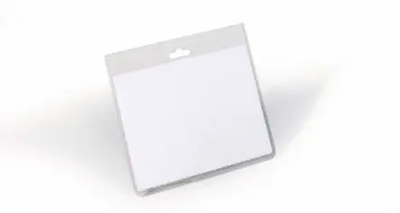 Produktfoto 1 von Durable Namensschild Klar Polyvinylchlorid L. 60 mm B. 90mm