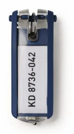Produktfoto 1 von Durable Schlüsselanhänger Kunstoff Schlüsselring, 6 Per Pack