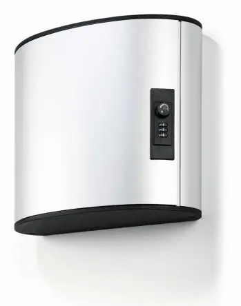 Produktfoto 1 von Durable Silber Aluminium Wand