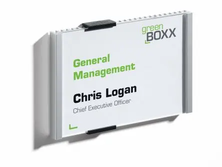 Produktfoto 1 von Durable Türschild A6 Weiß Blätter