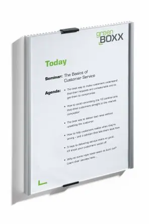 Produktfoto 1 von Durable Türschild A4 Weiß Blätter