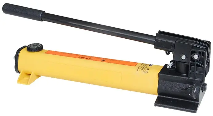 Produktfoto 1 von RS PRO Hydraulik-Handpumpe, 0.901 L Hand, Hub 25.4 mm, 11.26 cm³ / 2.47 cm³, 42.2 kg, 700 bar max., 4.5 kg