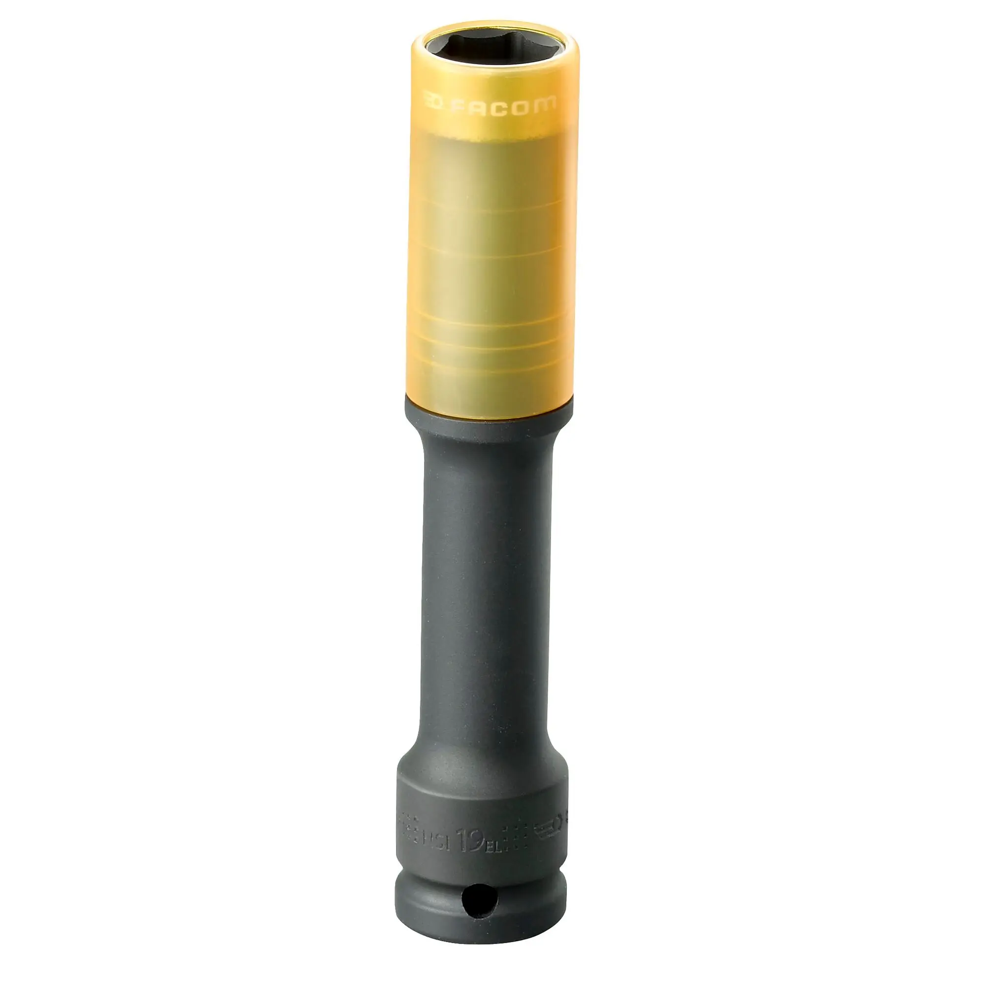 Produktfoto 1 von Facom 1/2 in, 19 mm 6-Kant Schlag-Steckschlüssel lang Chrom-Molybdän-Stahl, 150 mm