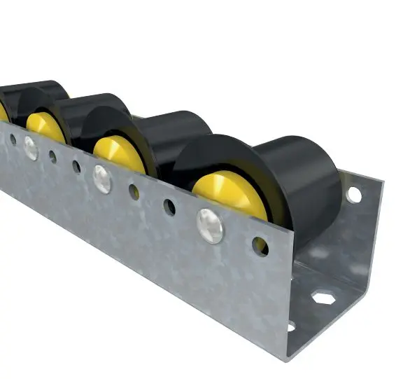 Produktfoto 1 von Interroll Polyamid, Rund Förderbandrolle Ø 50 mm x 65 mm, Flansch Spindel 8 mm 63 mm