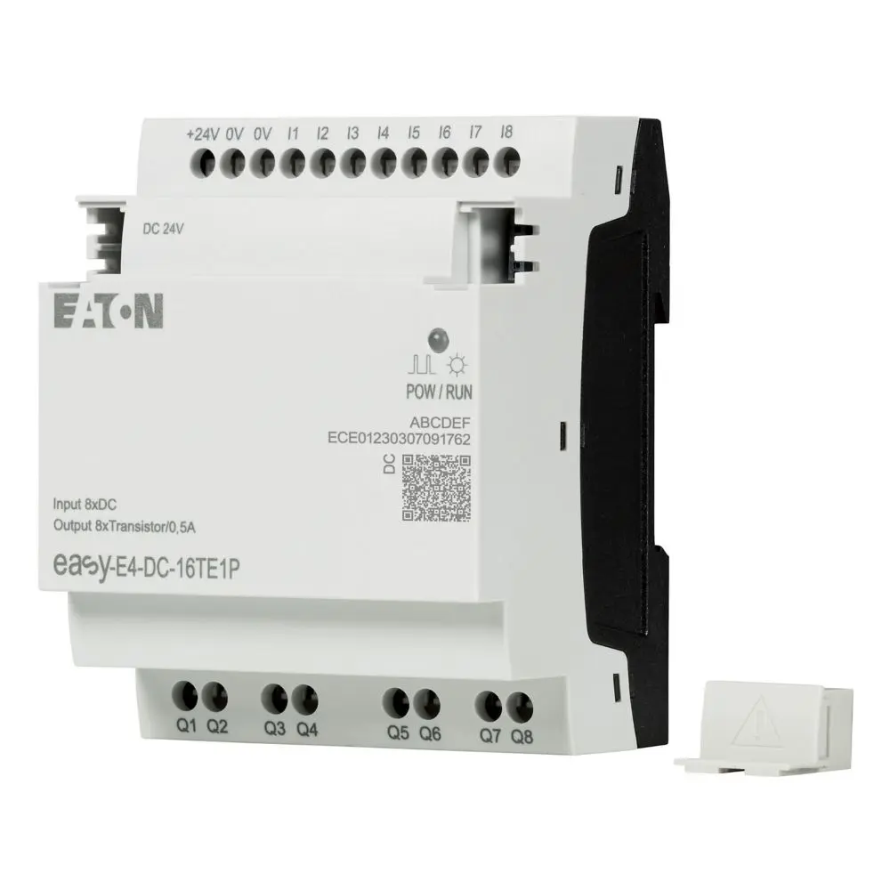 Produktfoto 1 von Eaton EasyE4 Steuerrelais, 8 Eing. / 8 Digitaleing. Transistor Ausg.Typ / 0 Analogausg. Digital Eing.Typ 0 V