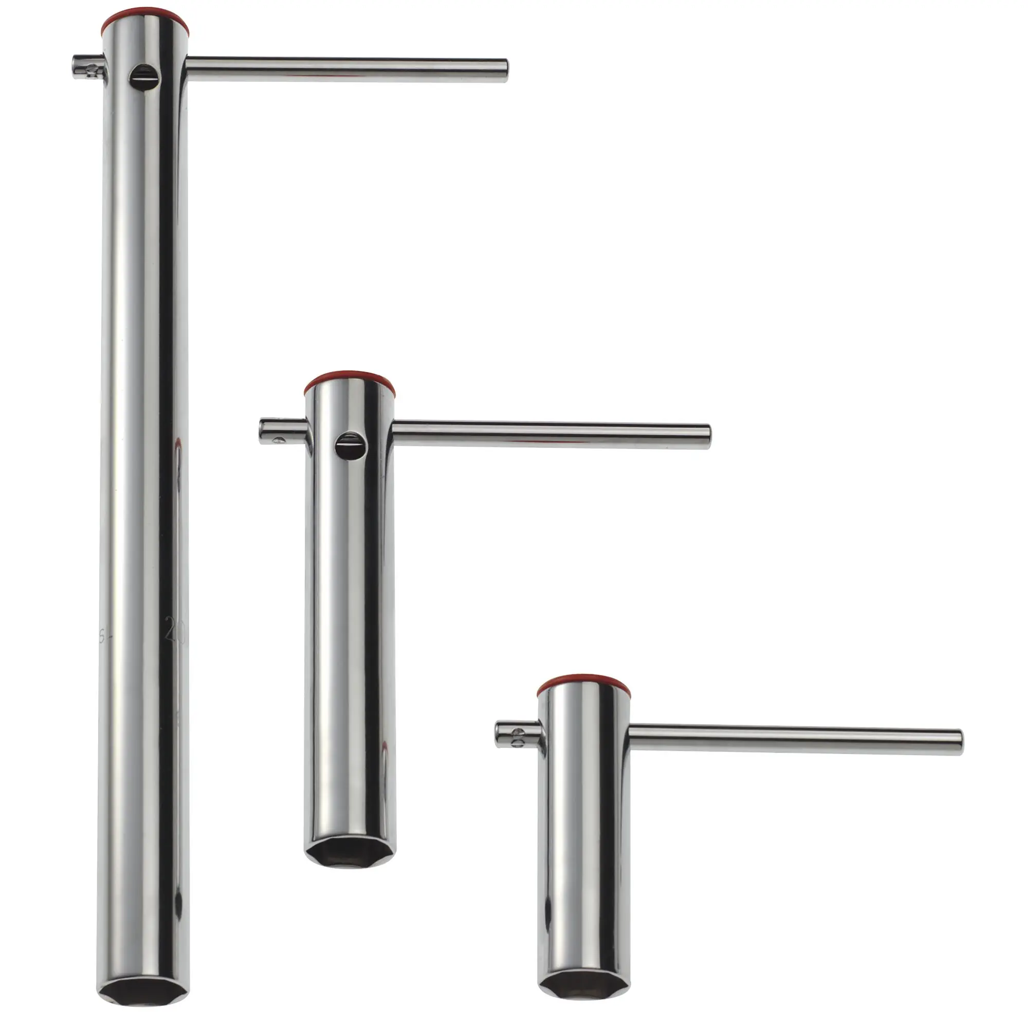 Facom L.21L 3/8 in Steckschlüssel Rohr Chrom Vanadium Stahl Schließer (NO), Länge 300 mm
