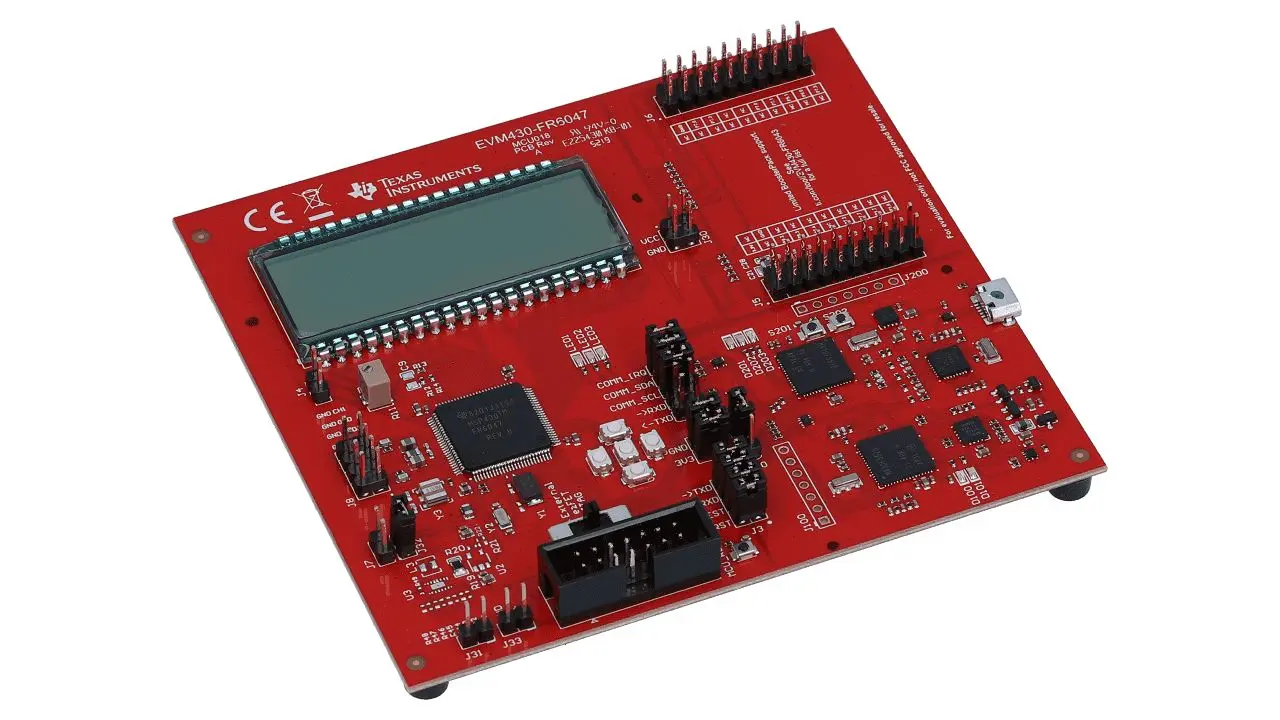 Produktfoto 1 von Texas Instruments MSP430FR6047 MSP430FR6047 Evaluierungsmodul für Ultraschallsensorik, Evaluierungsplatine