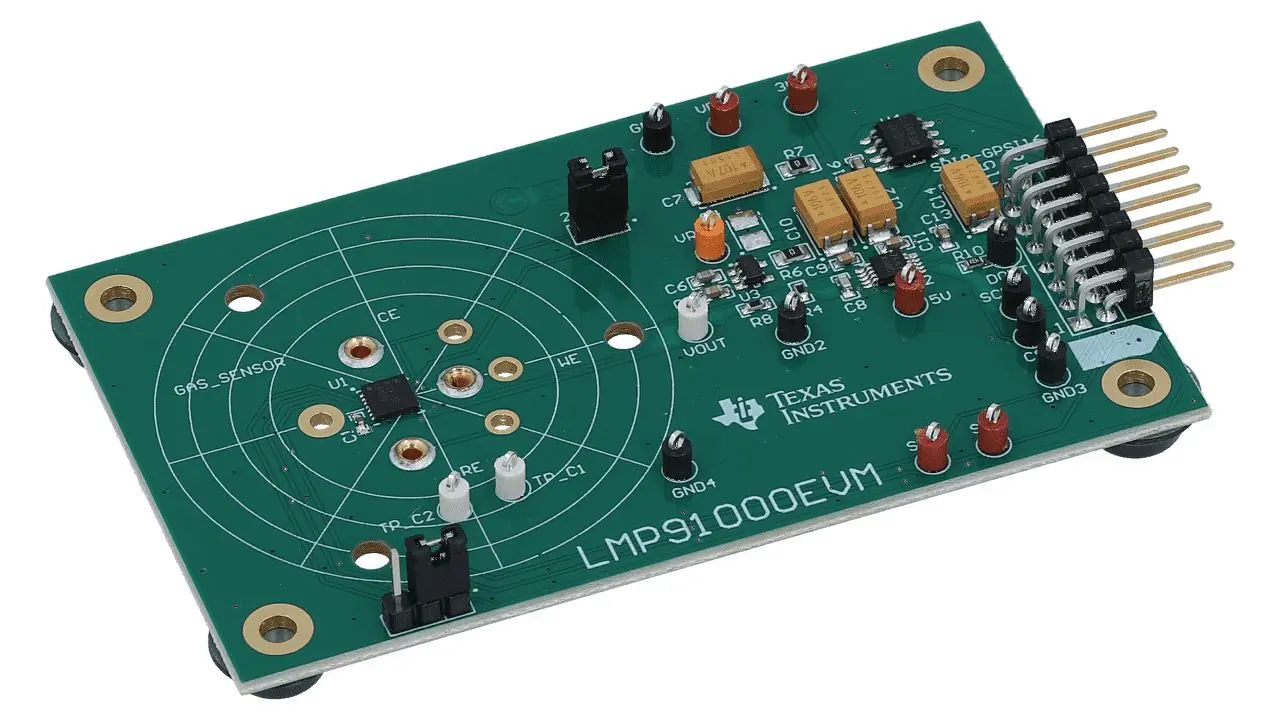 Produktfoto 1 von Texas Instruments LMP91000 LMP91000 Evaluierungsmodul, Evaluierungsplatine Entwicklungstool Sensor, Elektrochemischer