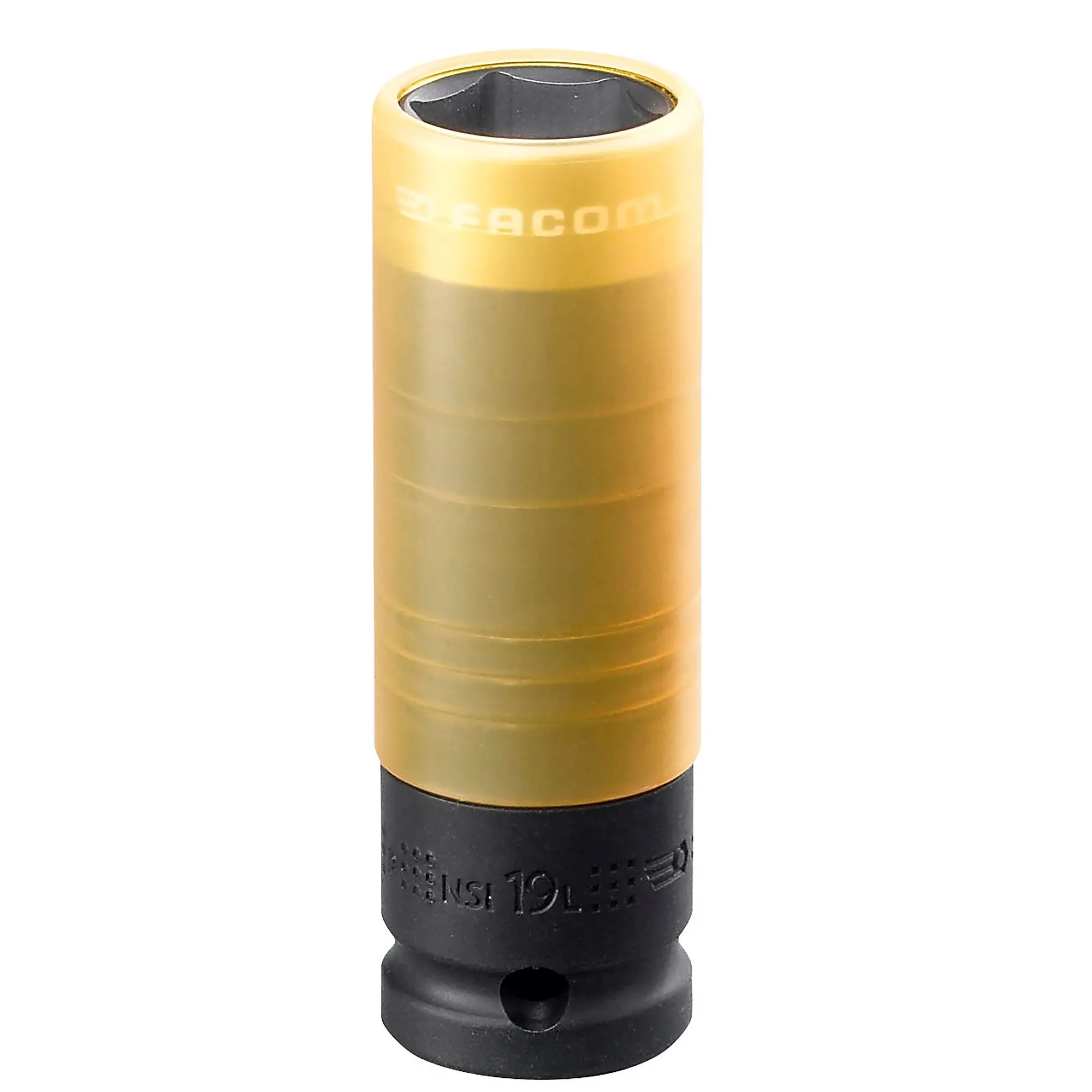 Produktfoto 1 von Facom 1/2 in, 19 mm 6-Kant Schlag-Steckschlüssel lang Chrom-Molybdän-Stahl, 210 mm