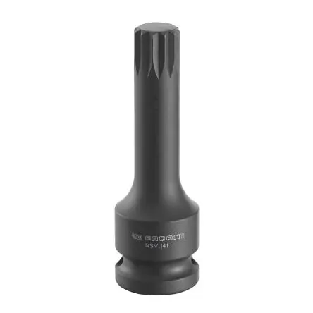 Facom 1/2 Zoll, 14mm Lange Impact-Steckschlüssel Schlag-Steckschlüssel CrMo-Stahl, 78 mm